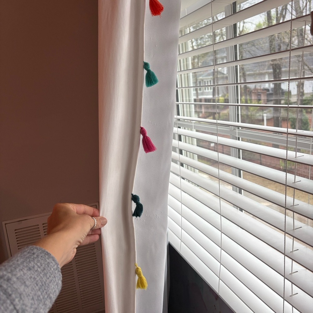 Pottery Barn Tassel Curtain